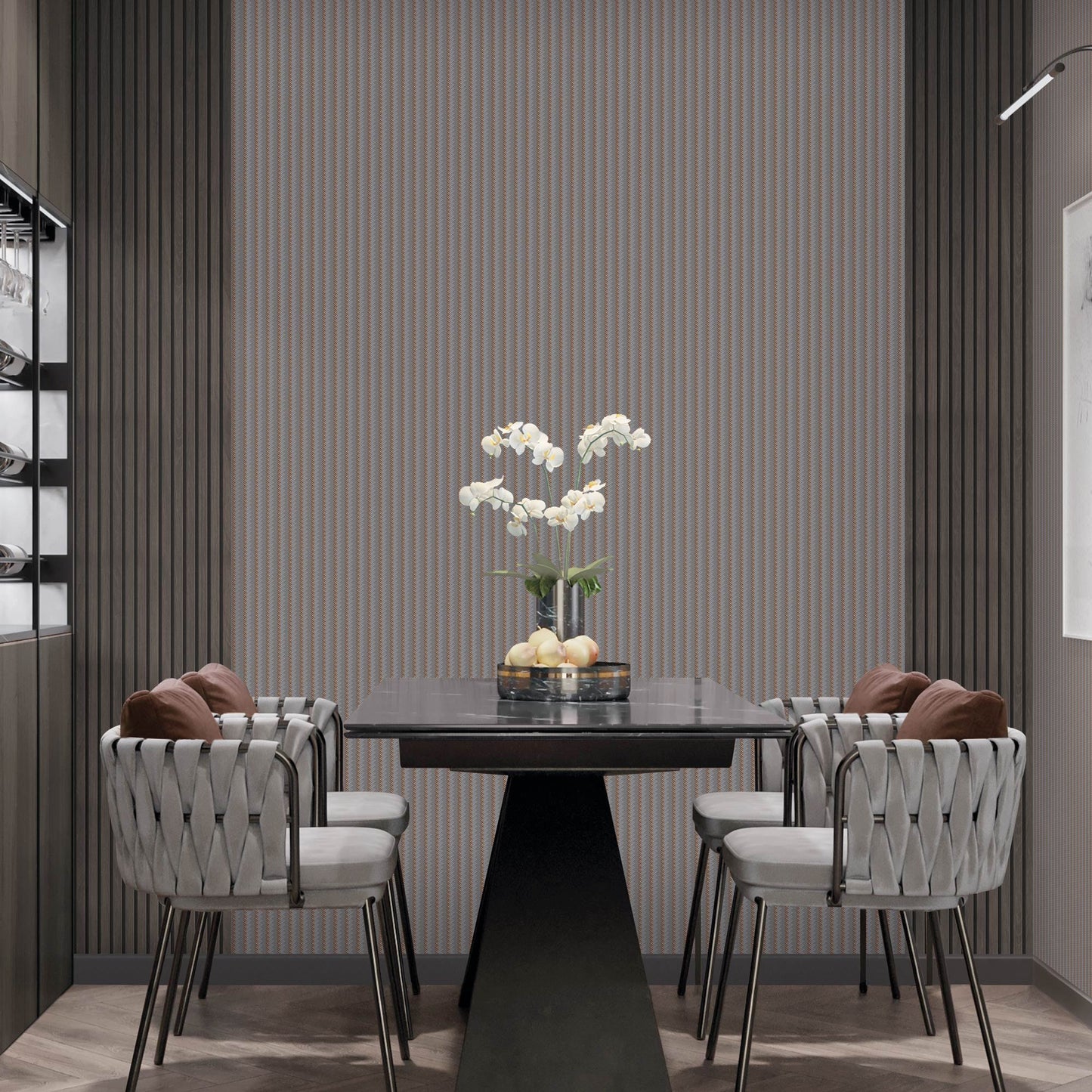 Omega Luxe 23206-5 room wallpaper by La Belle Maison