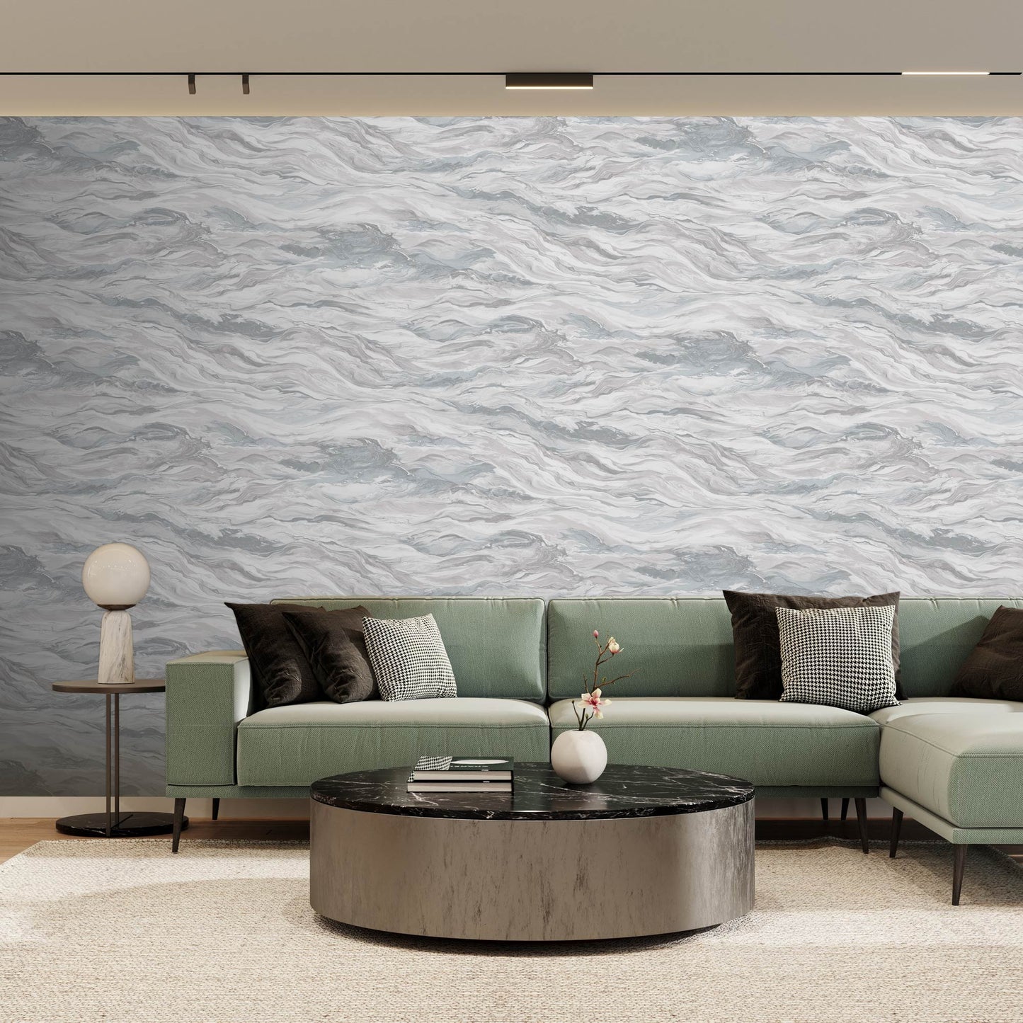 Omega Luxe 23207-2 room wallpaper by La Belle Maison