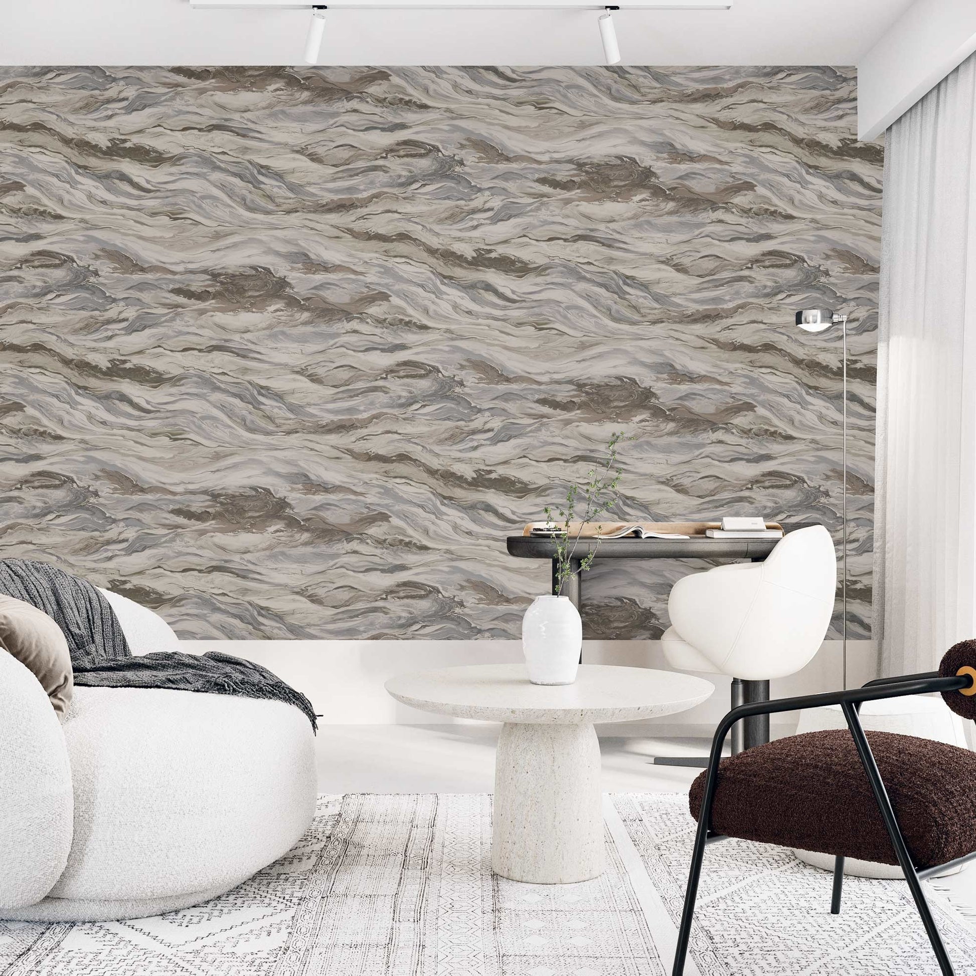 Omega Luxe 23207-4 room wallpaper by La Belle Maison