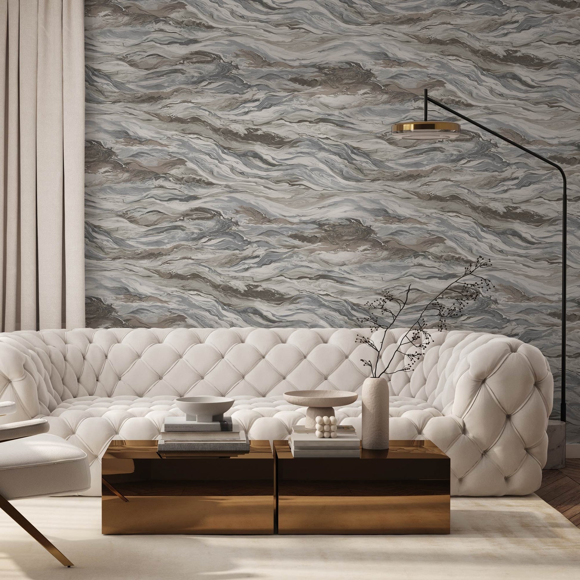 Omega Luxe 23207-4 room wallpaper by La Belle Maison