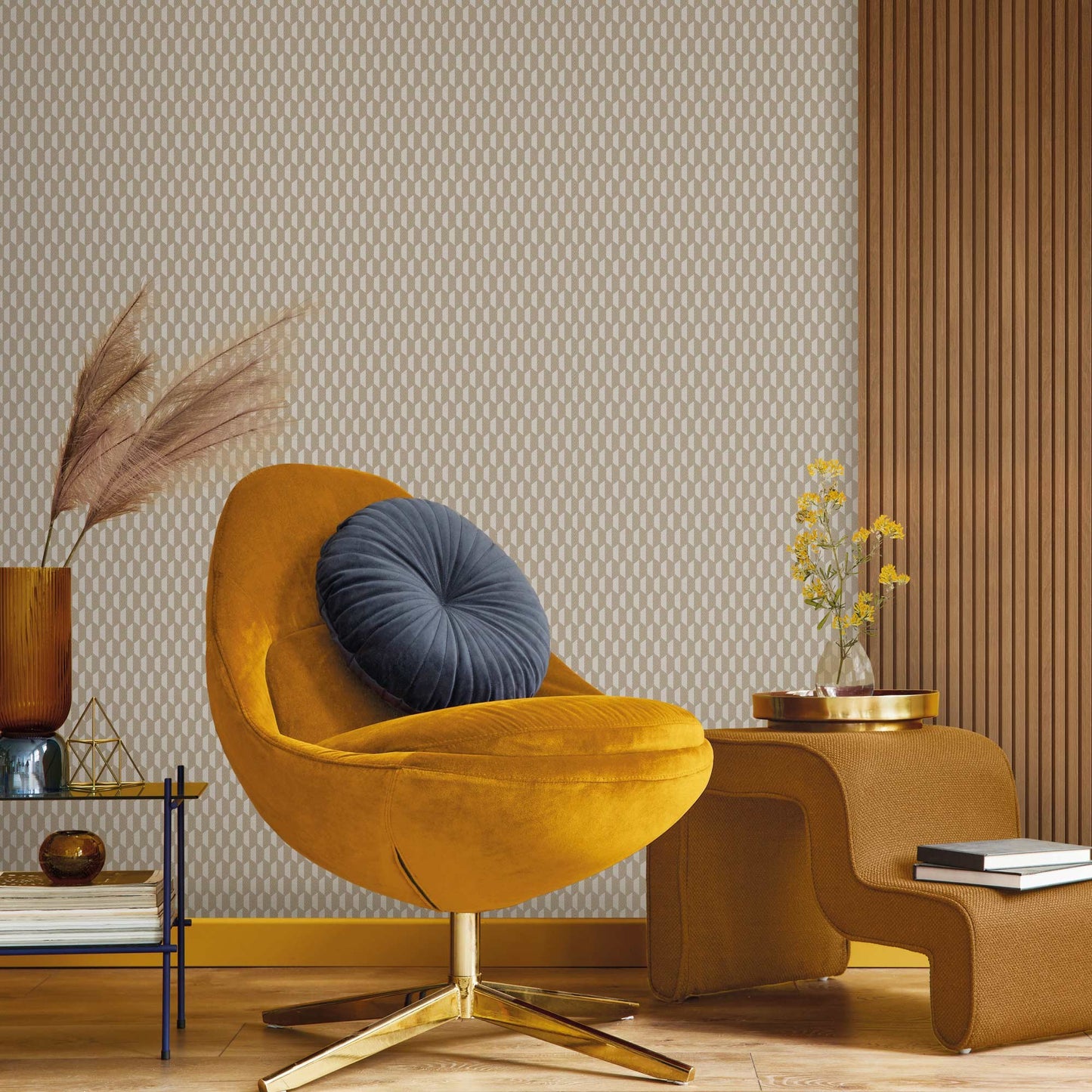 Omega Luxe 23208-5 room wallpaper by La Belle Maison