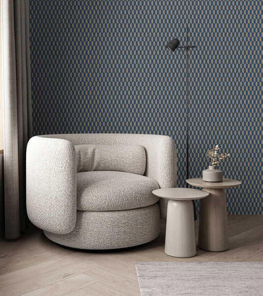 Omega Luxe Grey Luxury Texture Wallpaper by La Belle Maison