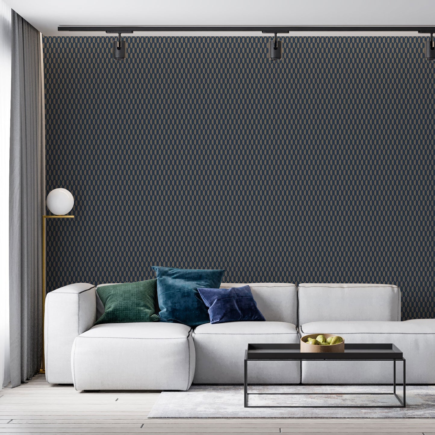Omega Luxe 23208-6 room wallpaper by La Belle Maison