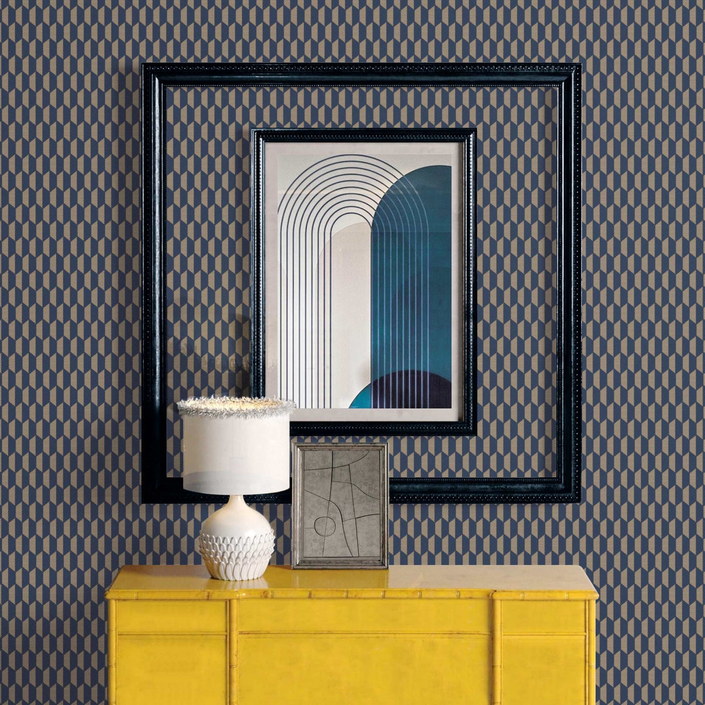 Omega Luxe 23208-6 room wallpaper by La Belle Maison