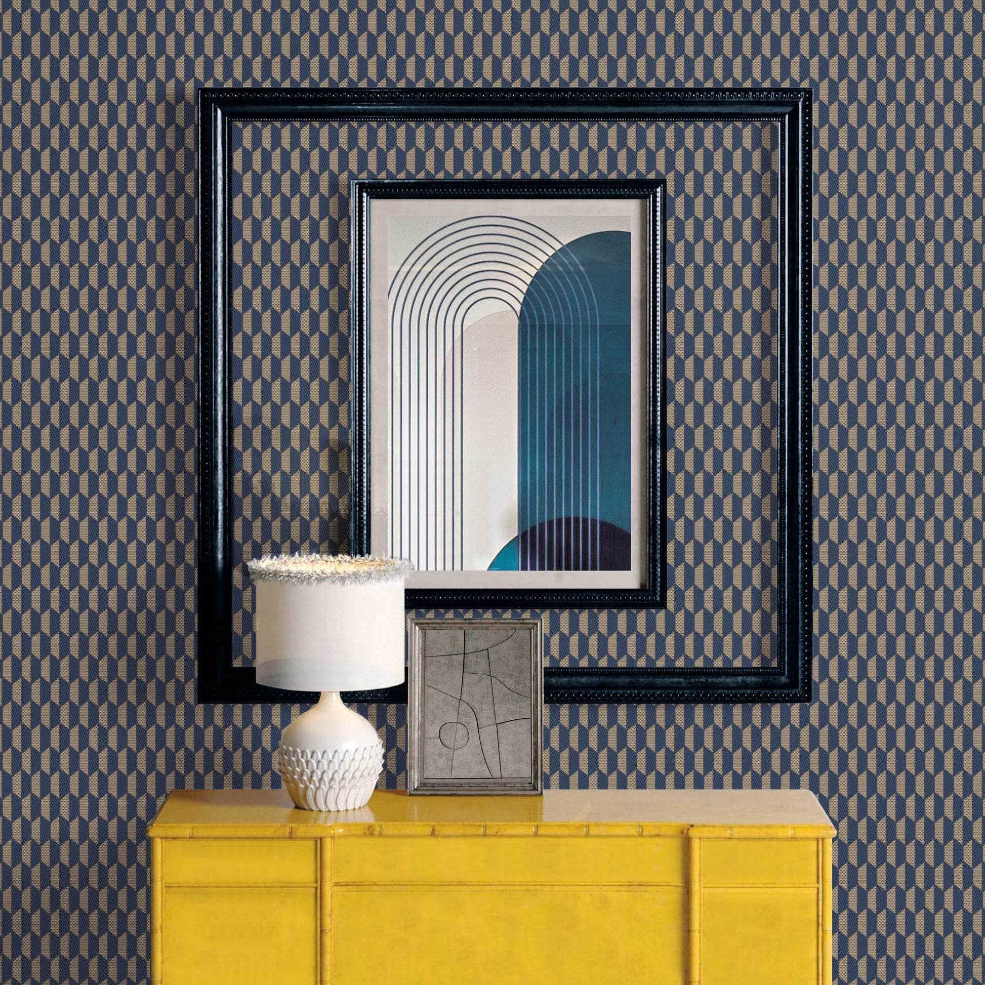 Omega Luxe 23208-6 room wallpaper by La Belle Maison