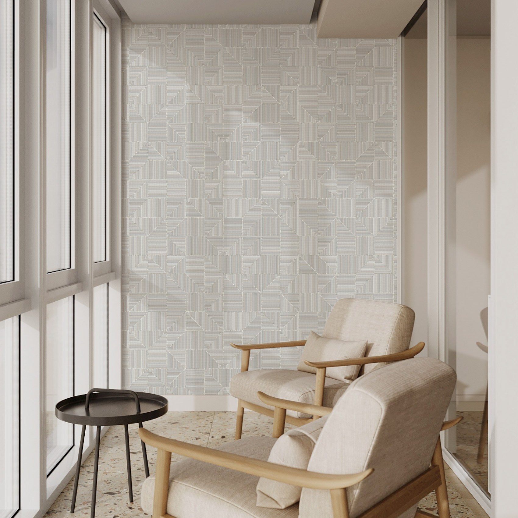 Omega Luxe 23209-1 room wallpaper by La Belle Maison