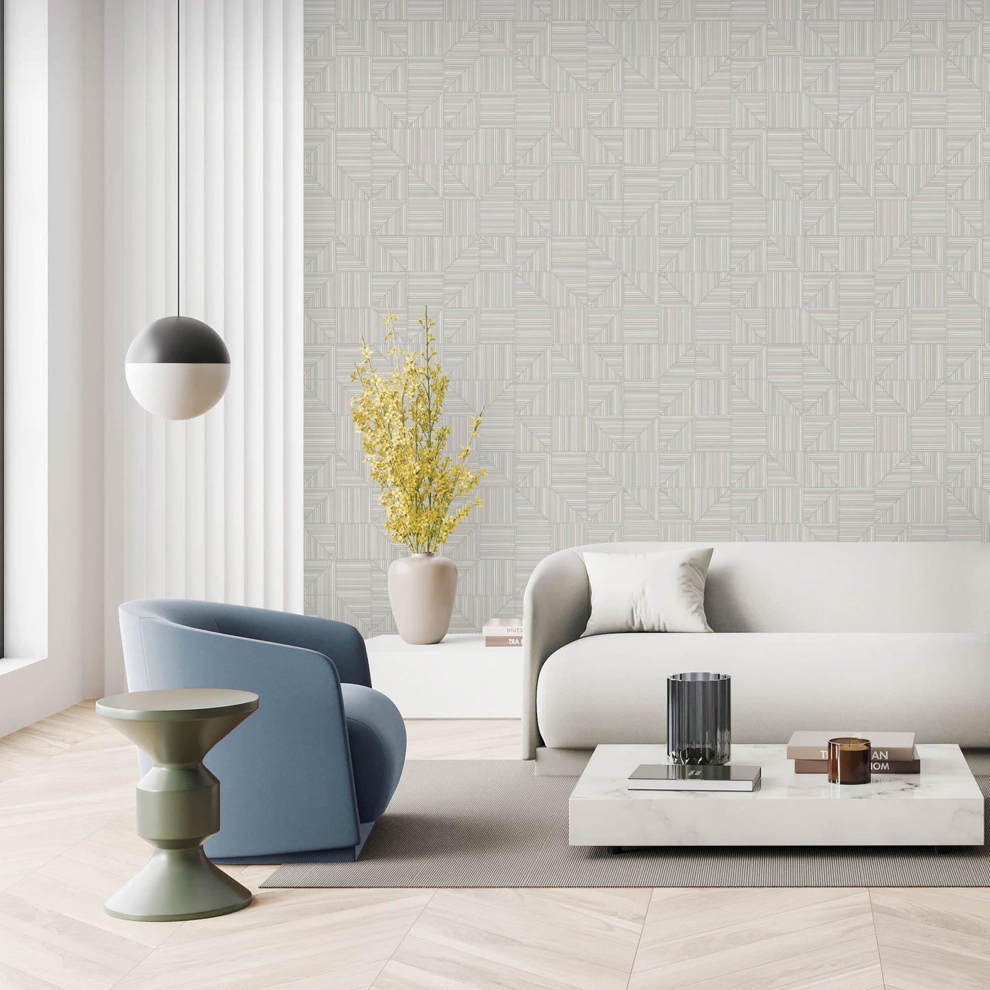 Omega Luxe 23209-3 room wallpaper by La Belle Maison