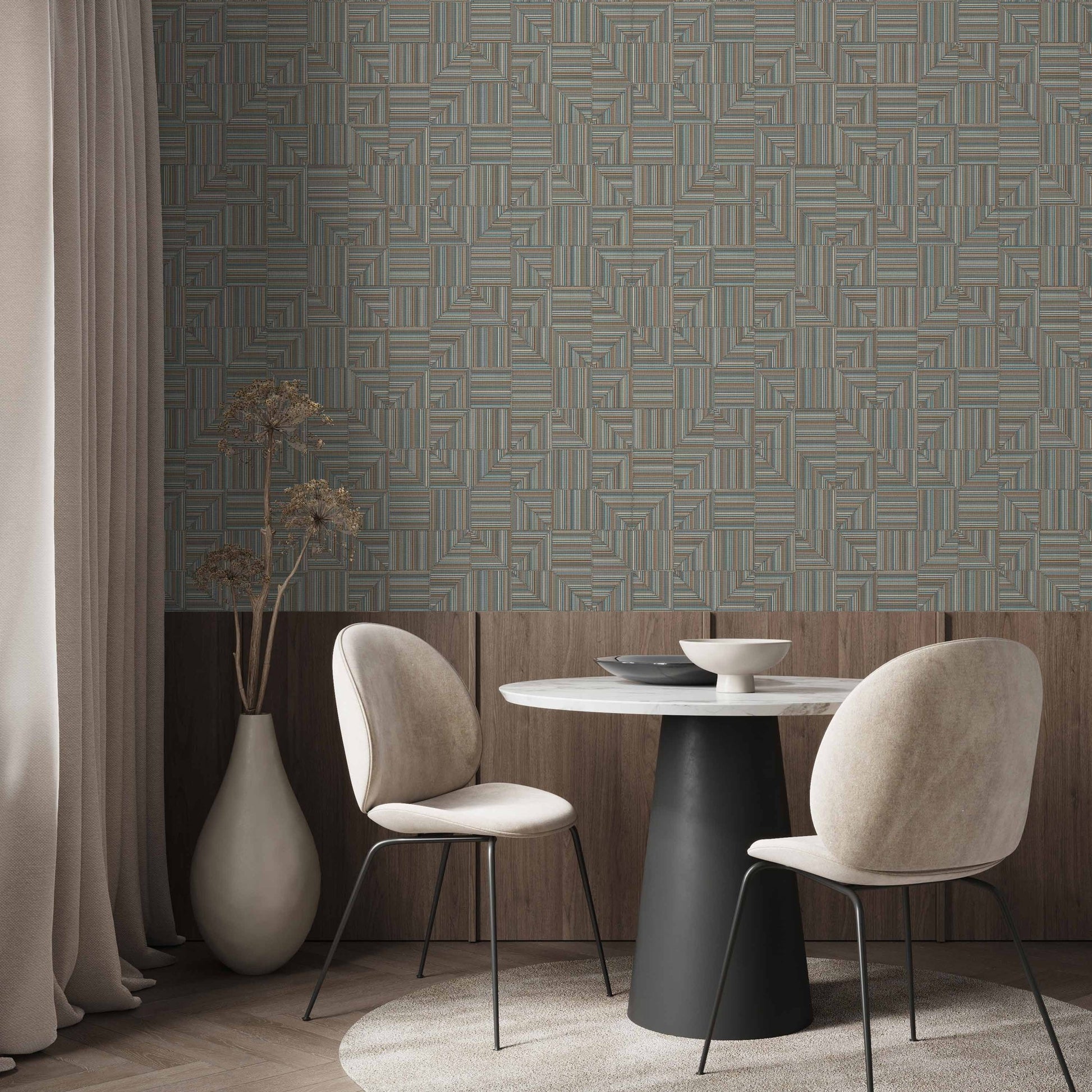 Omega Luxe 23209-4 room wallpaper by La Belle Maison