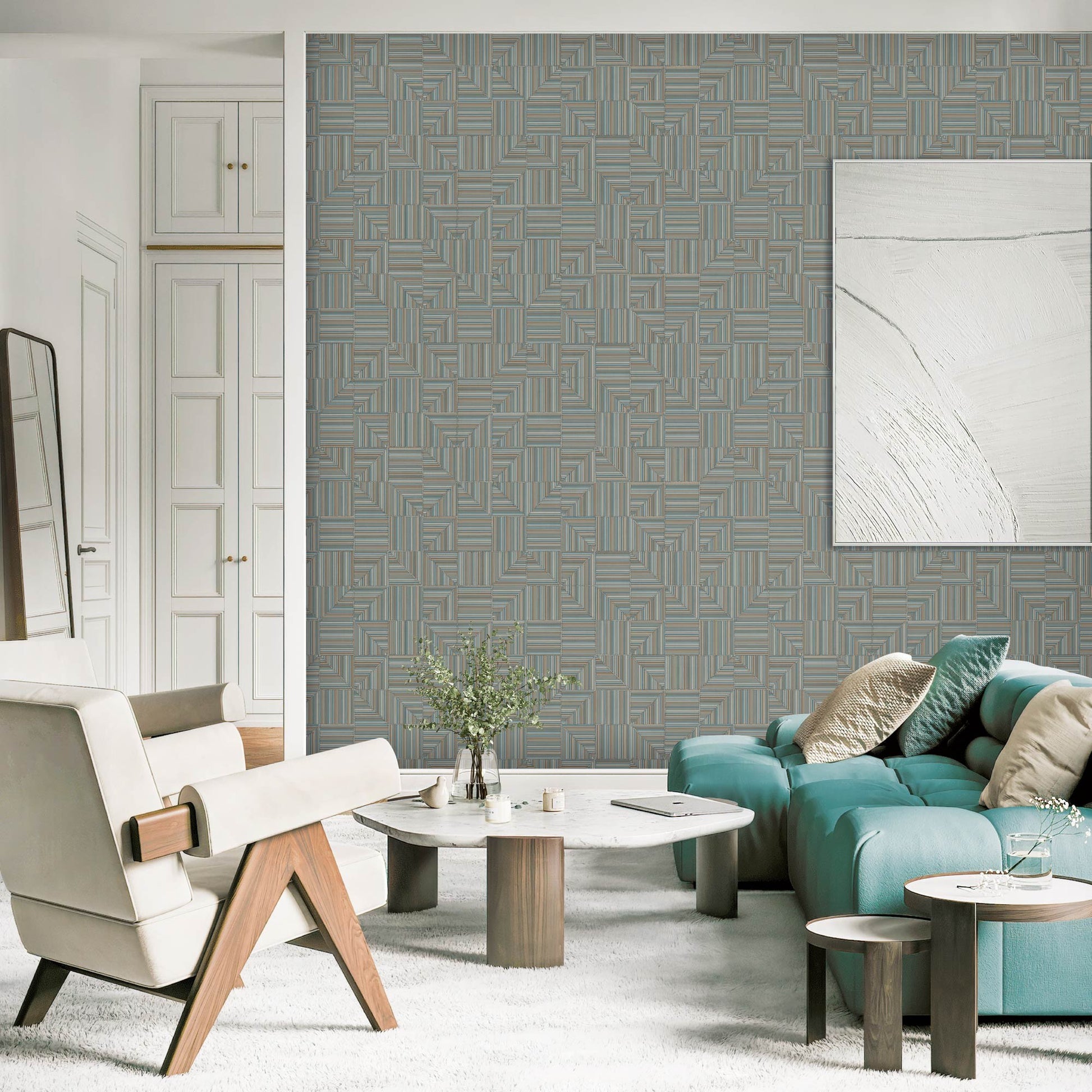 Omega Luxe 23209-4 room wallpaper by La Belle Maison