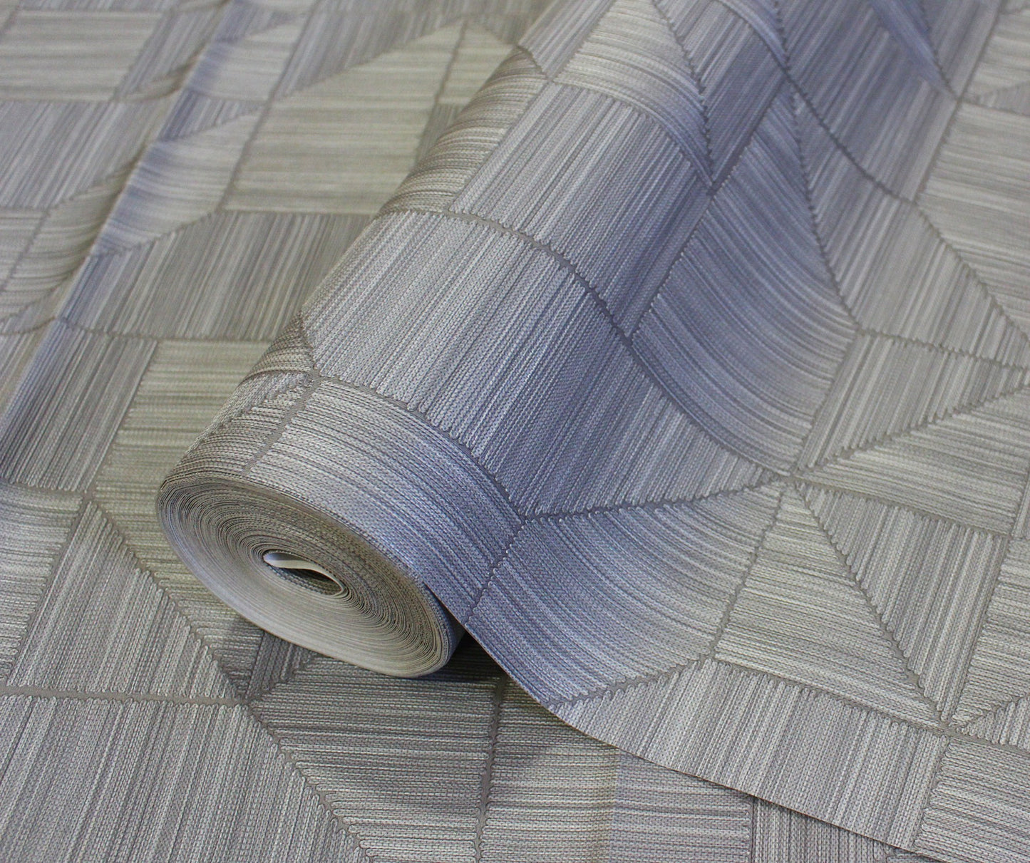 Omega Luxe Smoke Dramatic Pattern Wallpaper by La Belle Maison