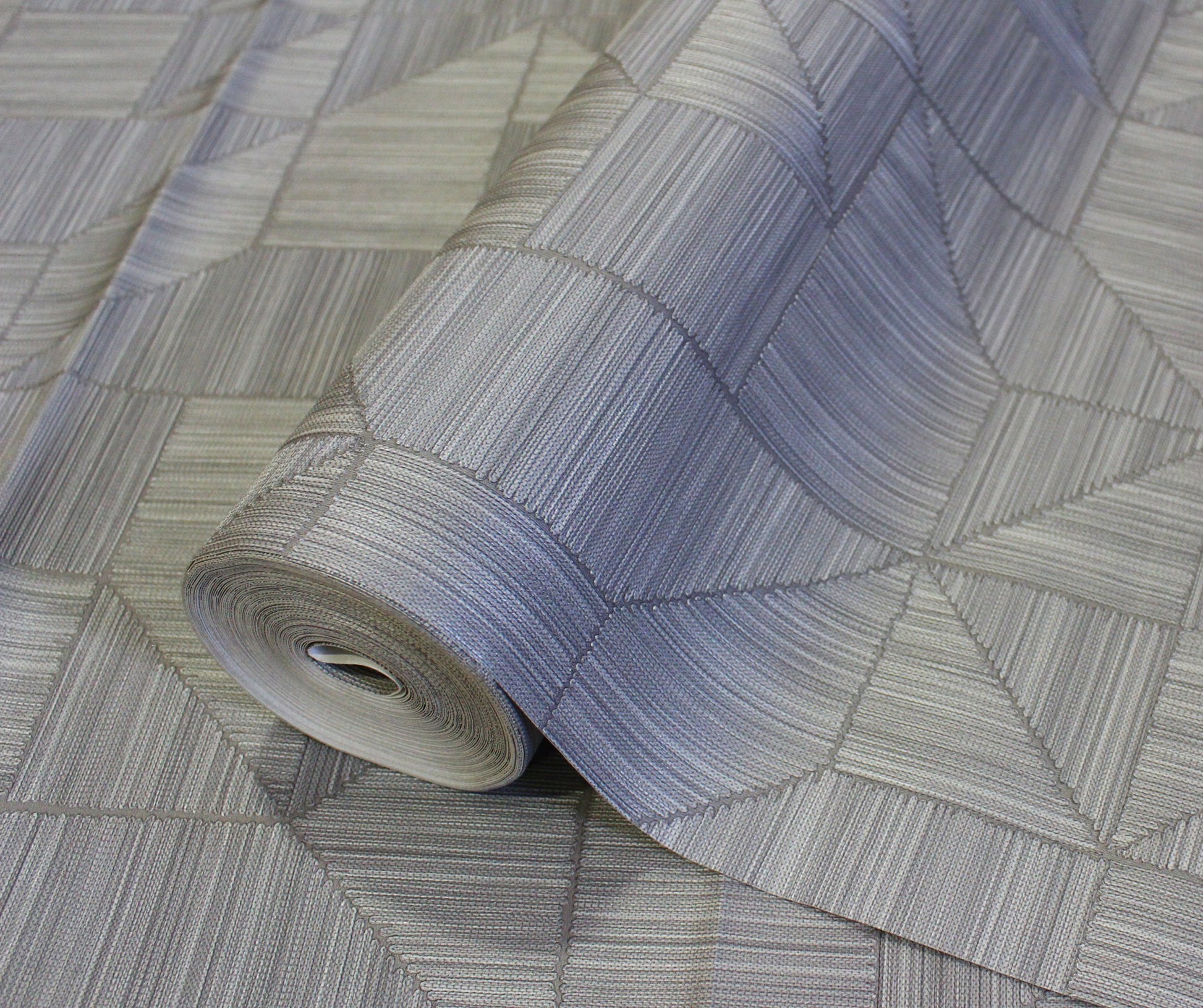 Omega Luxe Smoke Dramatic Pattern Wallpaper by La Belle Maison