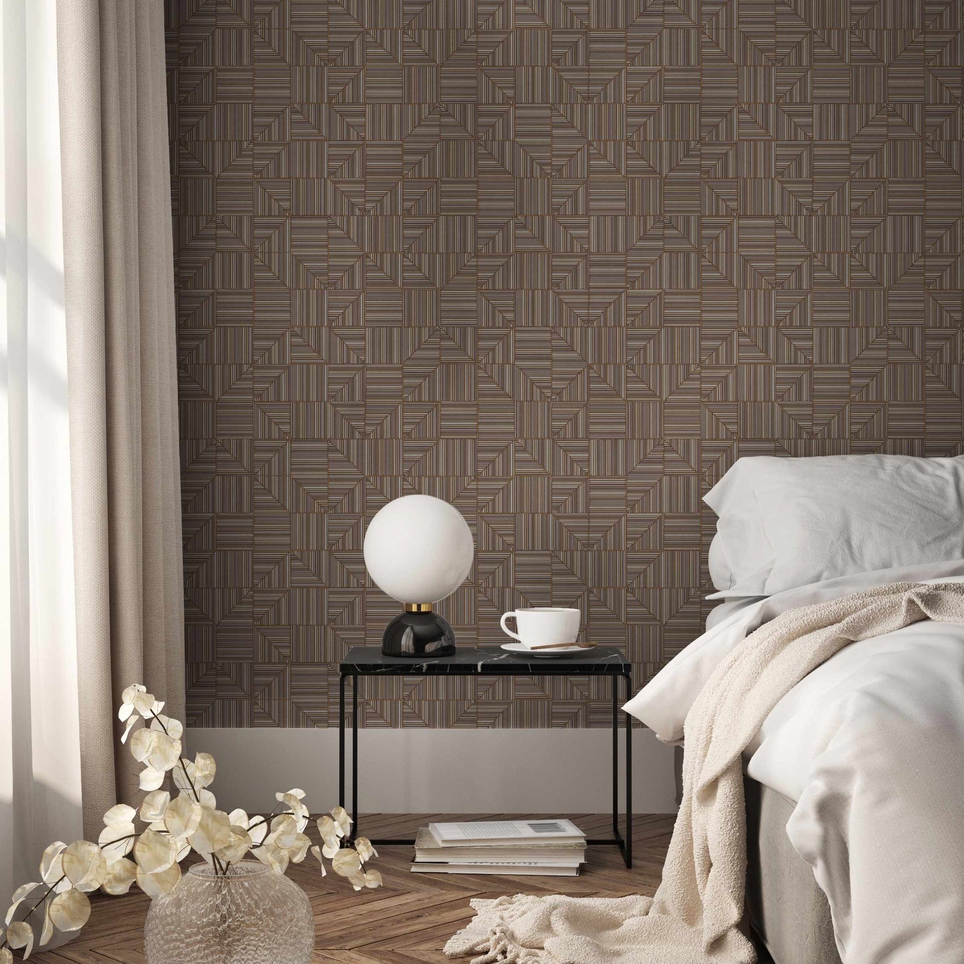 Omega Luxe 23209-6 room wallpaper by La Belle Maison