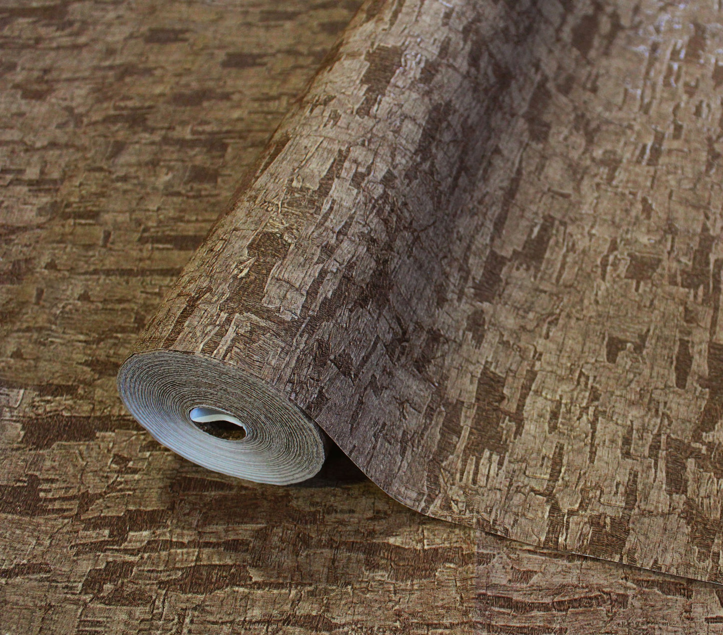 Omega Luxe Greige Dramatic Pattern Wallpaper by La Belle Maison