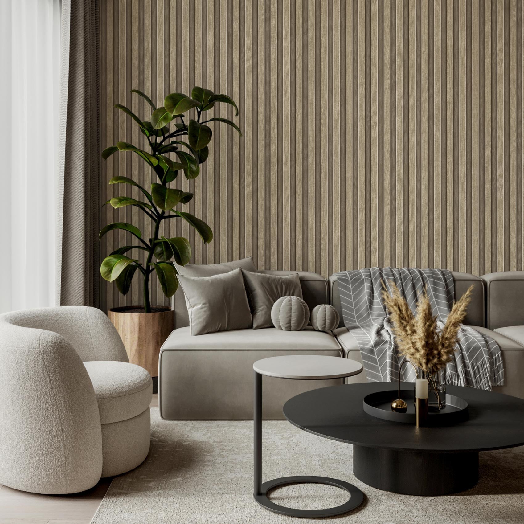 Omega Luxe 23211-1 room wallpaper by La Belle Maison