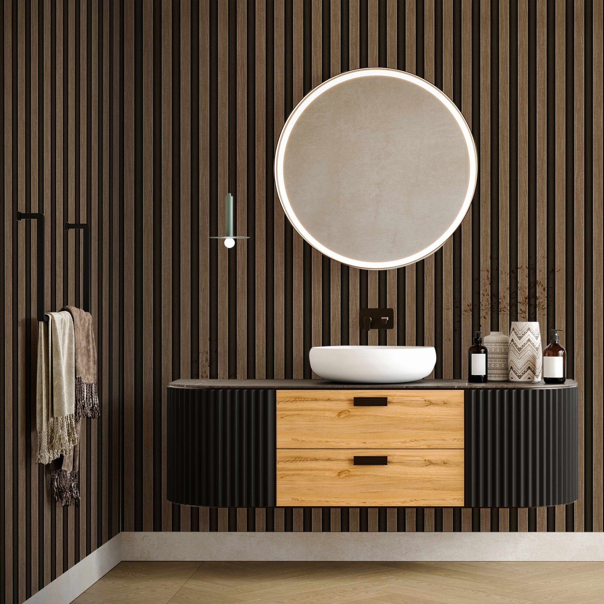 Omega Luxe 23211-2 room wallpaper by La Belle Maison