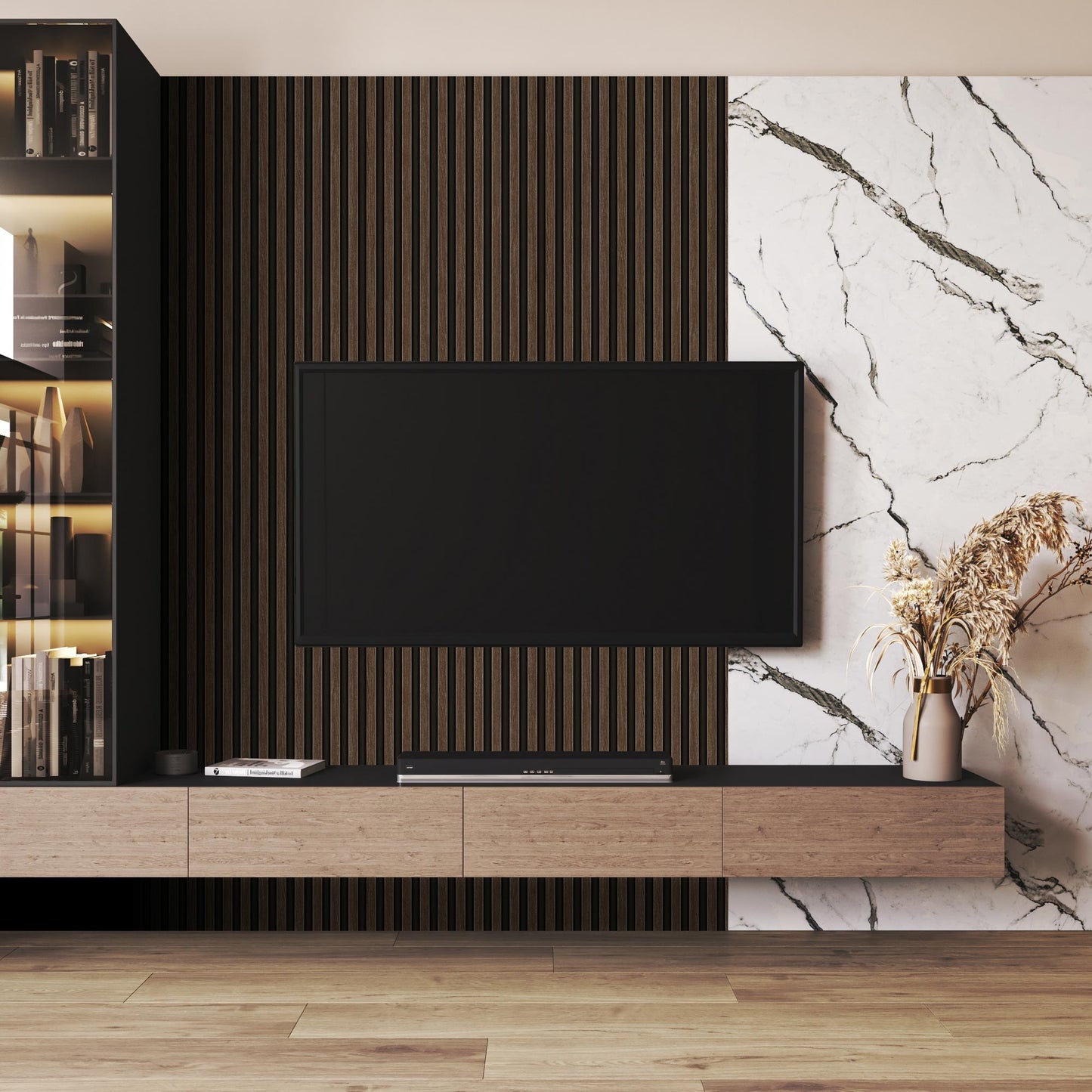 Omega Luxe 23211-4 room wallpaper by La Belle Maison