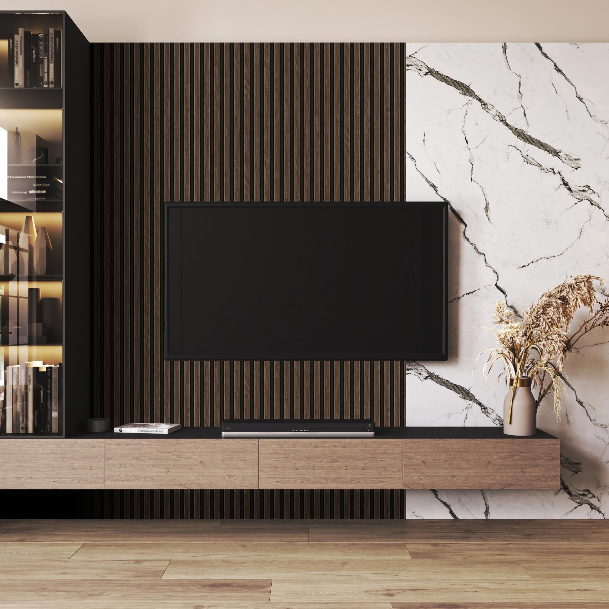 Omega Luxe 23211-4 room wallpaper by La Belle Maison