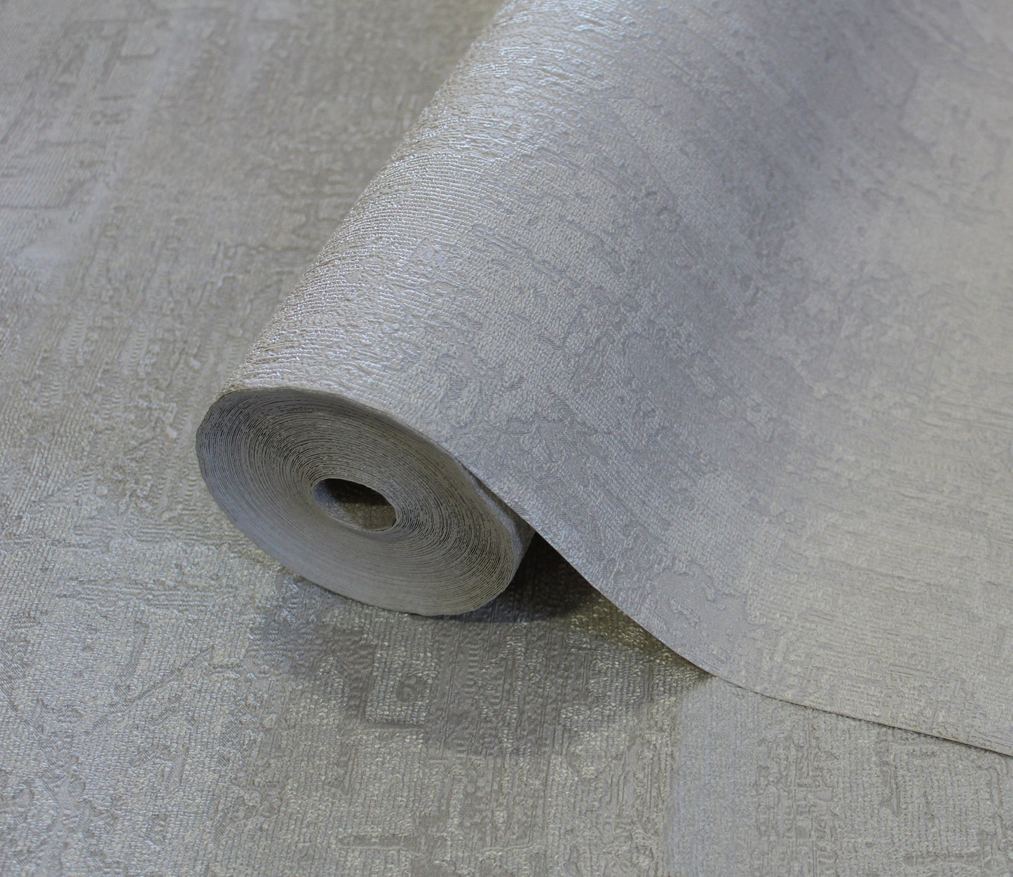 Omega Luxe Stone Grey Dramatic Pattern Wallpaper by La Belle Maison