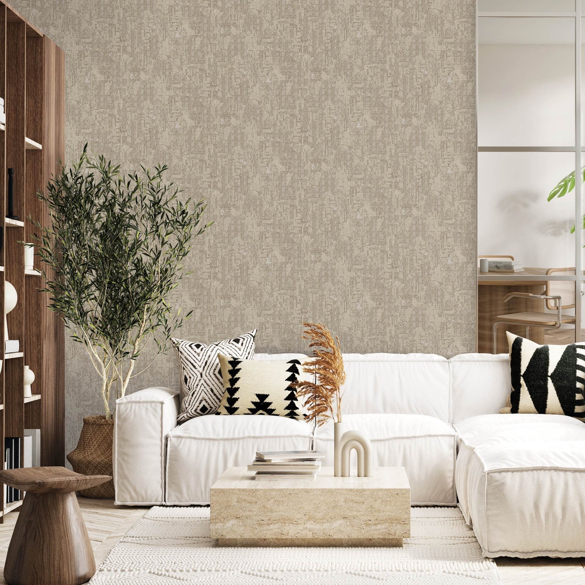 Omega Luxe 23212-4 room wallpaper by La Belle Maison