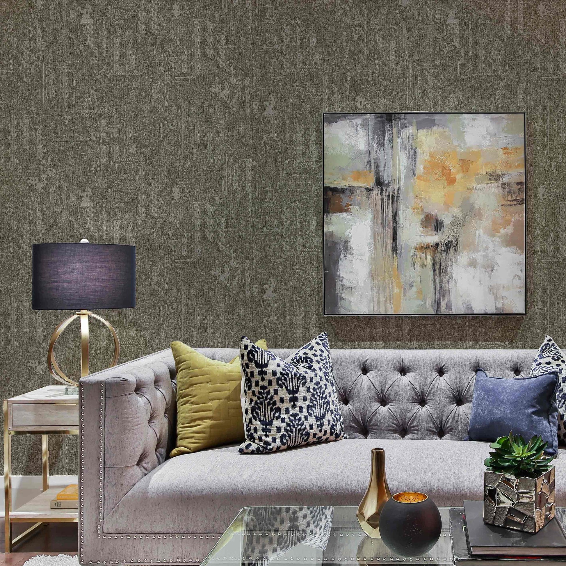 Omega Luxe 23212-5 room wallpaper by La Belle Maison