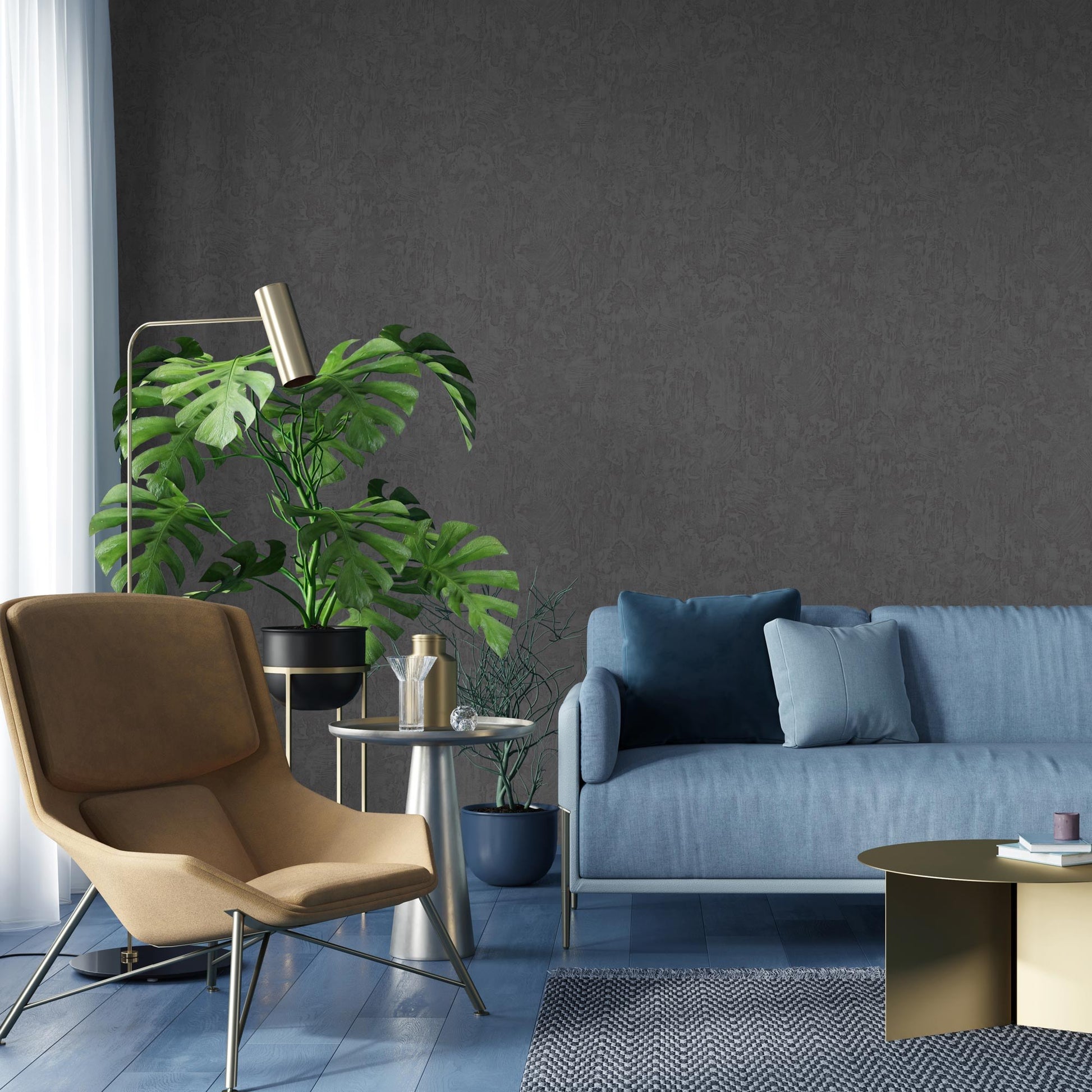 Omega Luxe 23213-6 room wallpaper by La Belle Maison