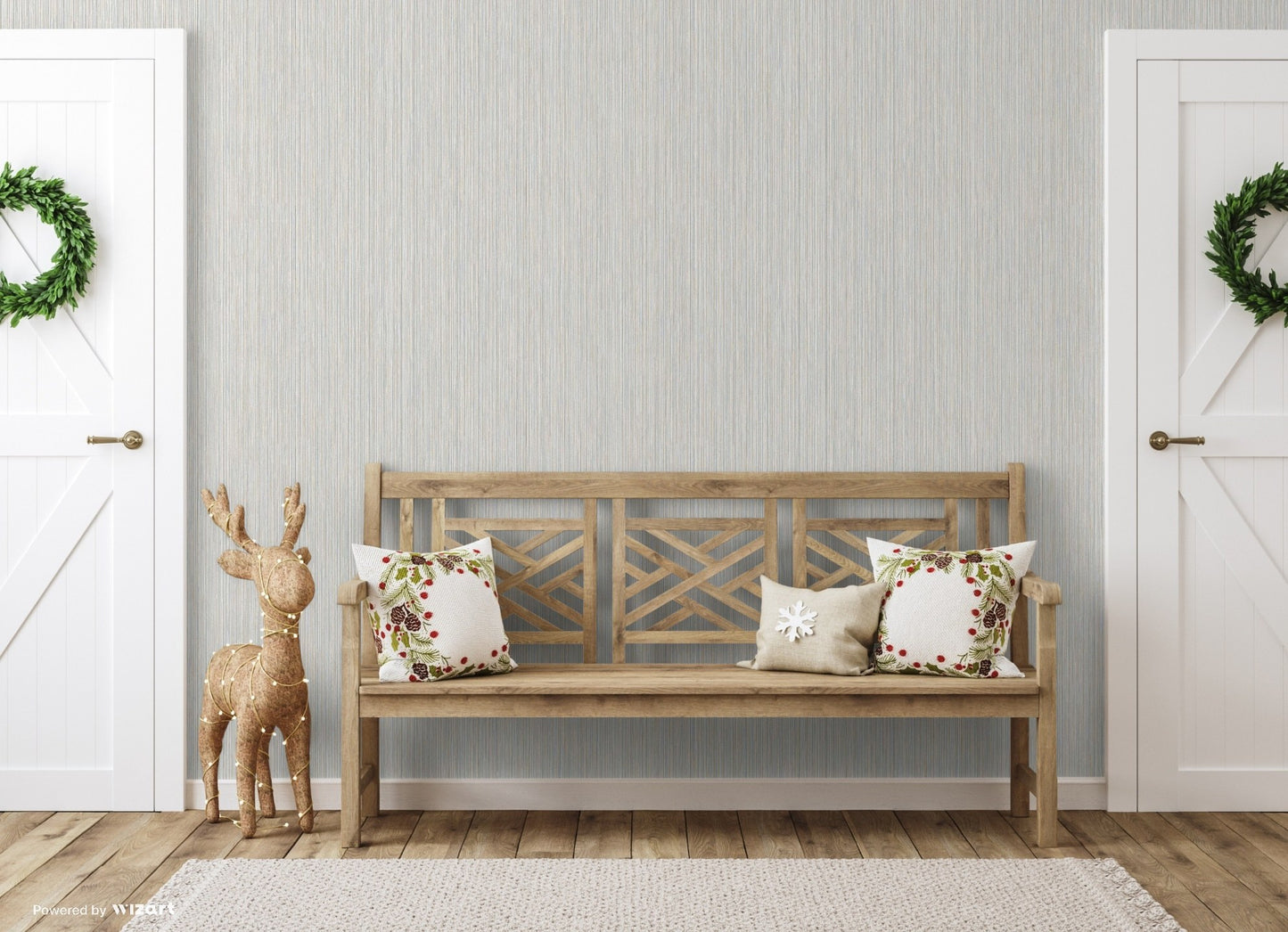 Rococo Maison Shell Vintage Pattern Wallpaper by La Belle Maison