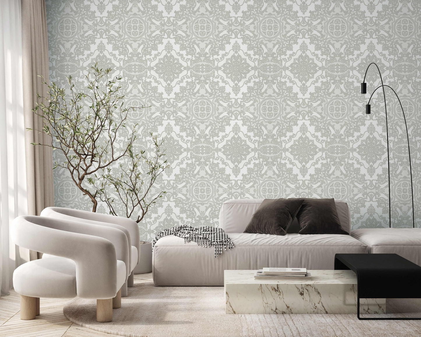 Rococo Maison 1301-1 room wallpaper by La Belle Maison