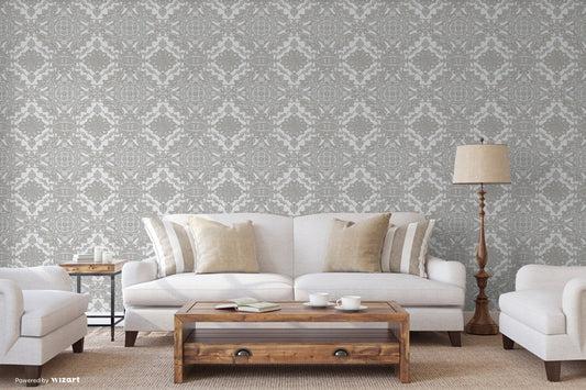 Rococo Maison Cloud Vintage Pattern Wallpaper by La Belle Maison