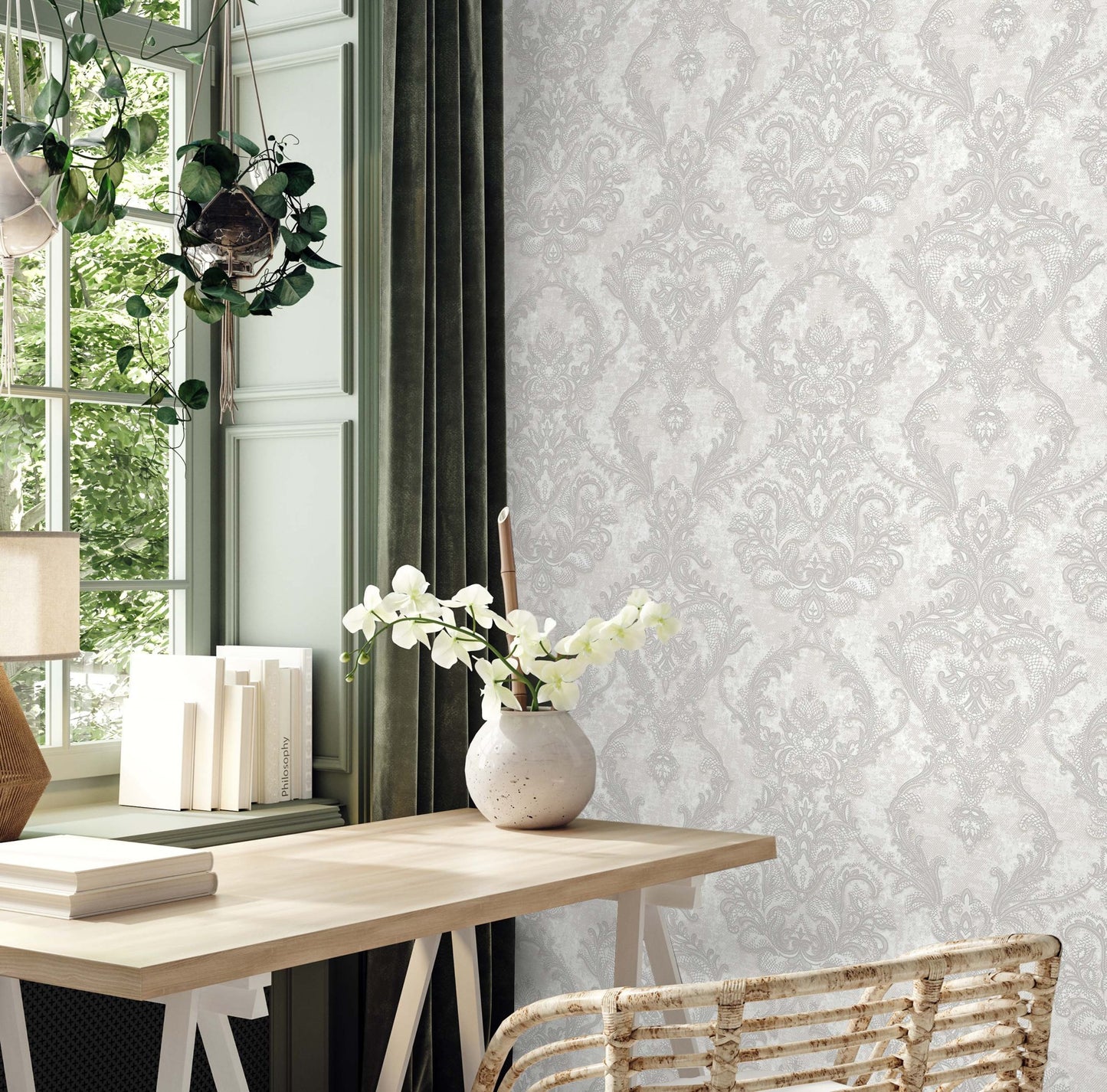 Rococo Maison 1303-1 room wallpaper by La Belle Maison