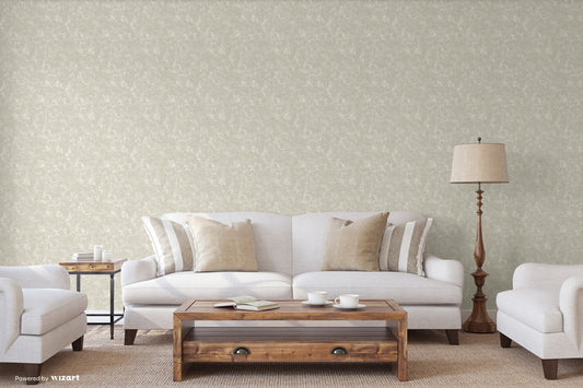 Rococo Maison Linen Decorative Heritage Wallpaper by La Belle Maison