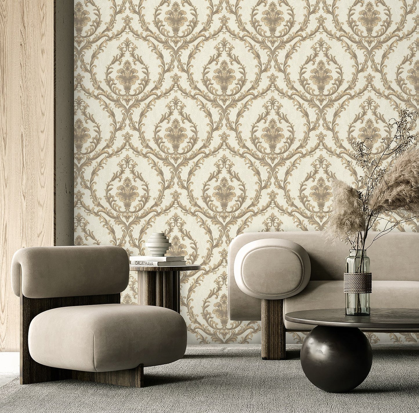 Rococo Maison 1401-6 room wallpaper by La Belle Maison