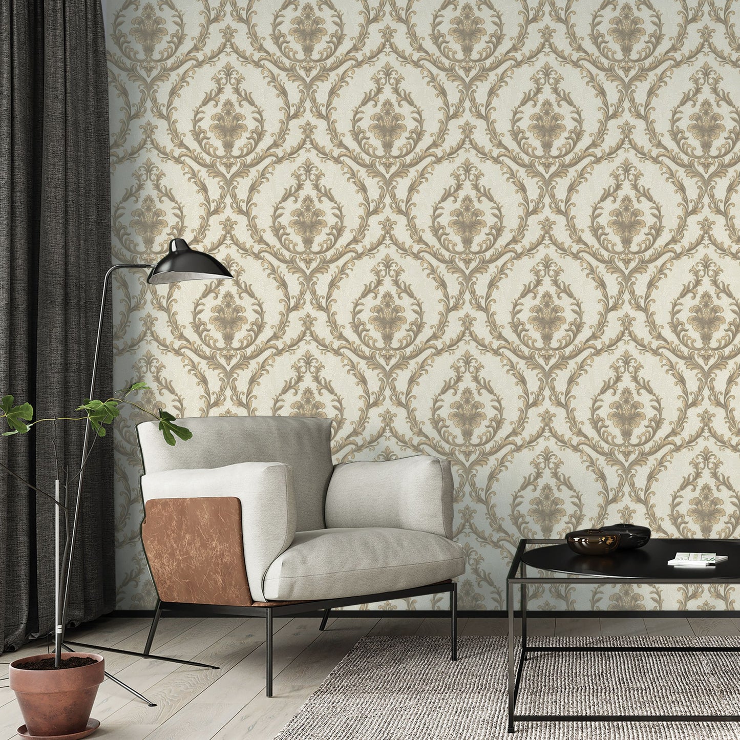 Rococo Maison 1401-6 room wallpaper by La Belle Maison