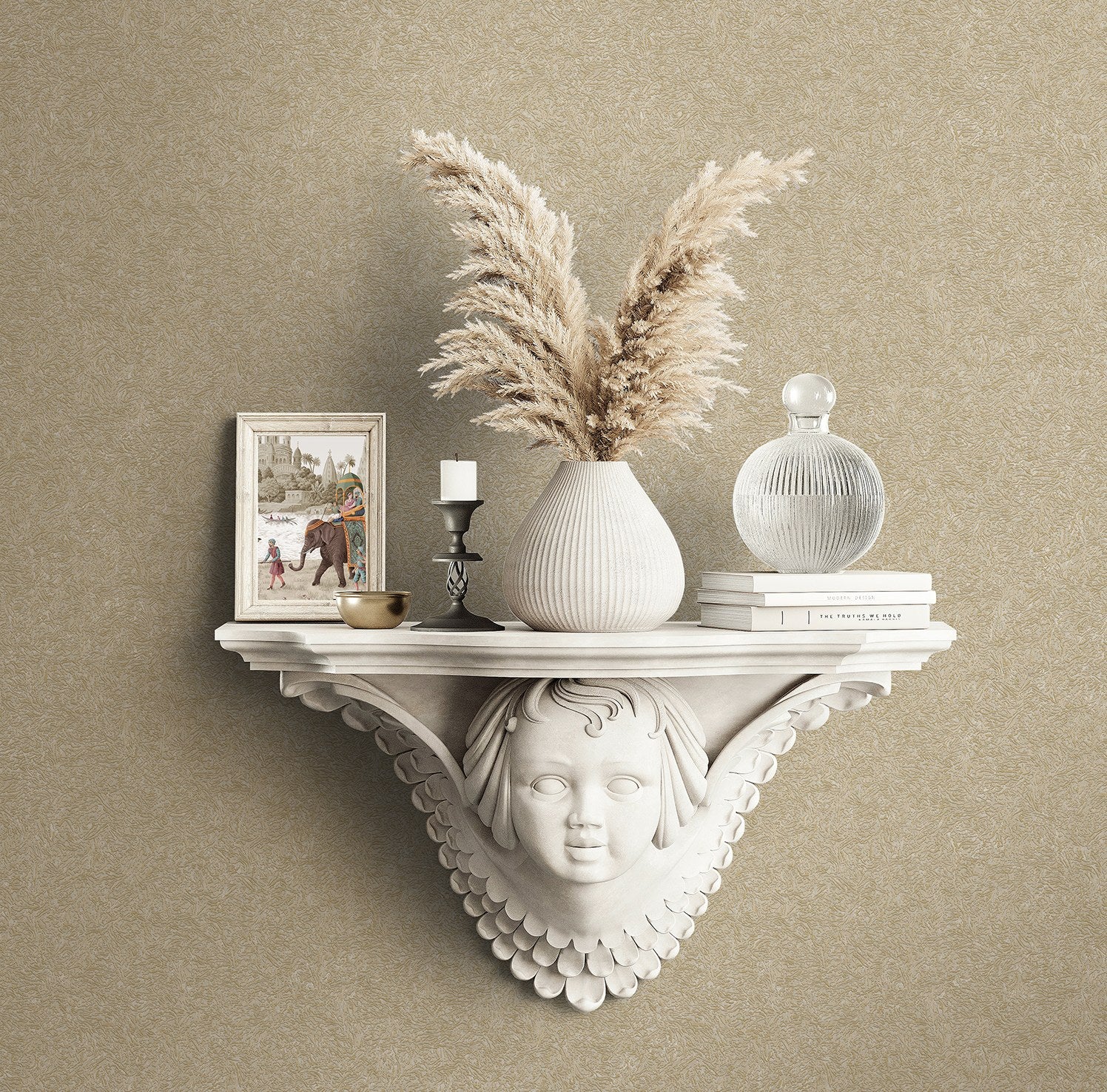 Rococo Maison 1404-5 room wallpaper by La Belle Maison