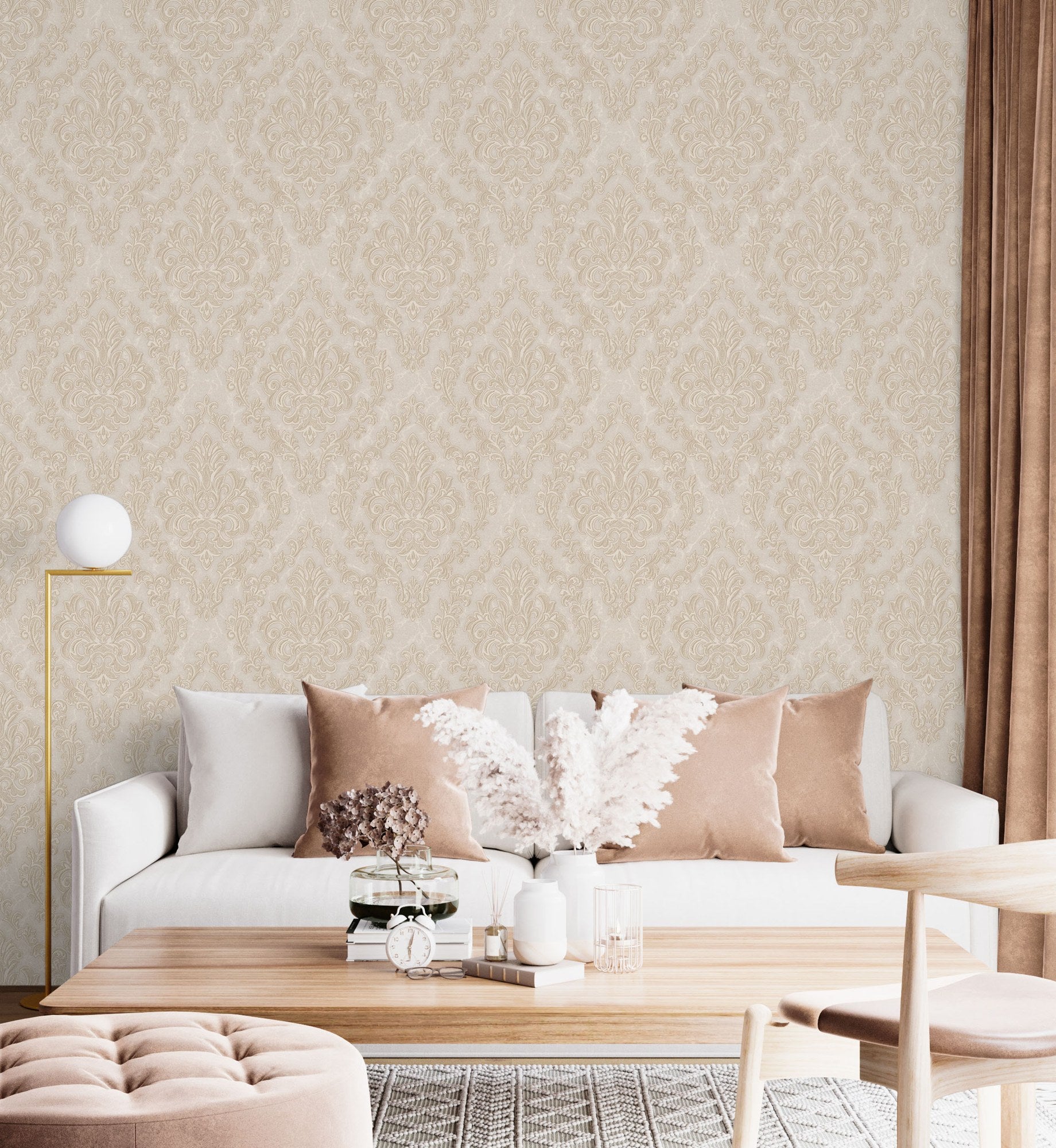 Rococo Maison 1405-3 room wallpaper by La Belle Maison