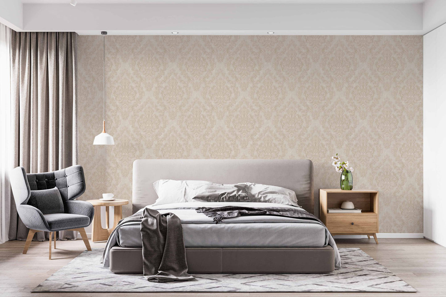 Rococo Maison 1405-3 room wallpaper by La Belle Maison