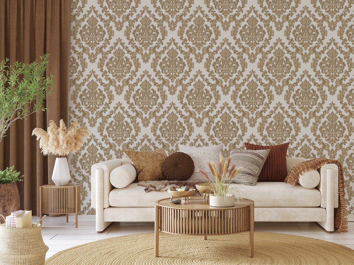 Rococo Maison 1405-5 room wallpaper by La Belle Maison