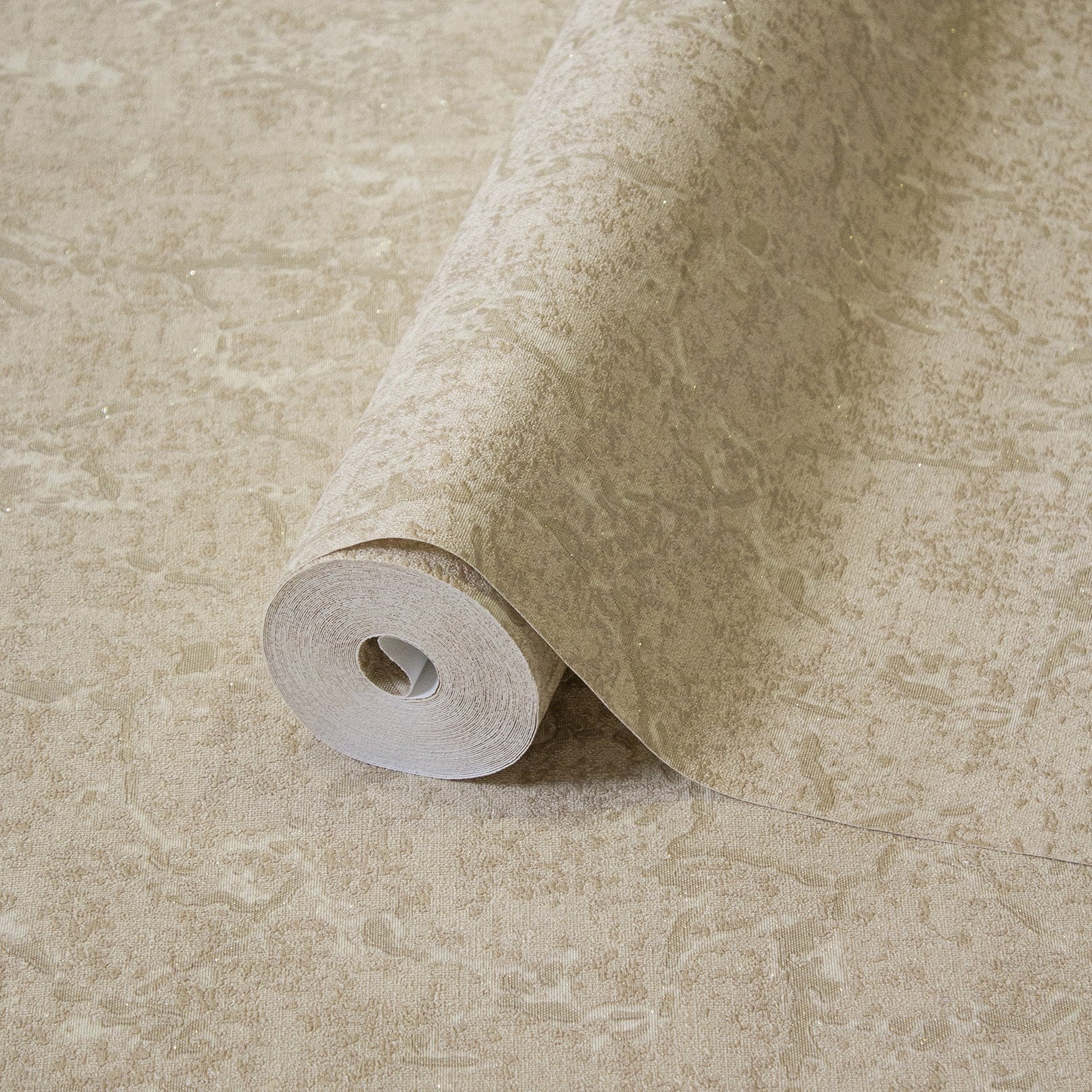 Rococo Maison Sand Vintage Pattern Wallpaper by La Belle Maison