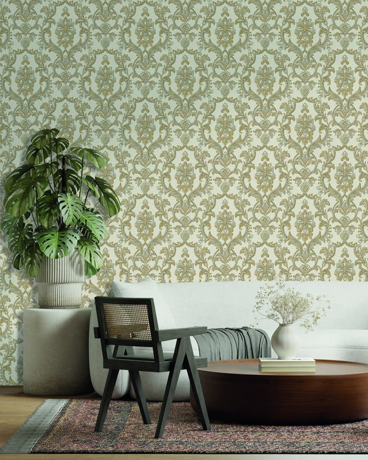 Rococo Maison Dune Heritage Damask Wallpaper by La Belle Maison