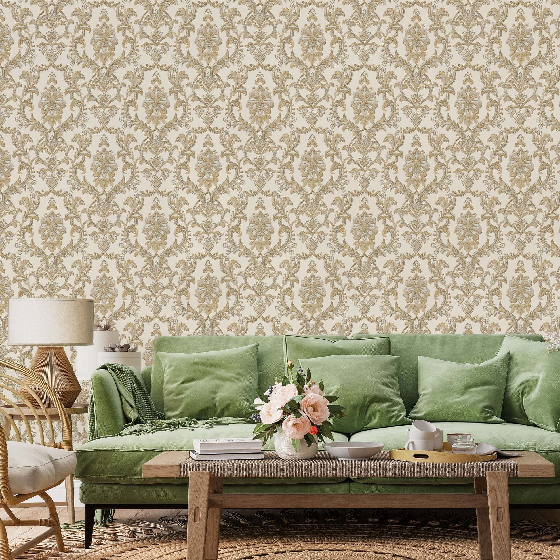 Rococo Maison 1407-5 room wallpaper by La Belle Maison