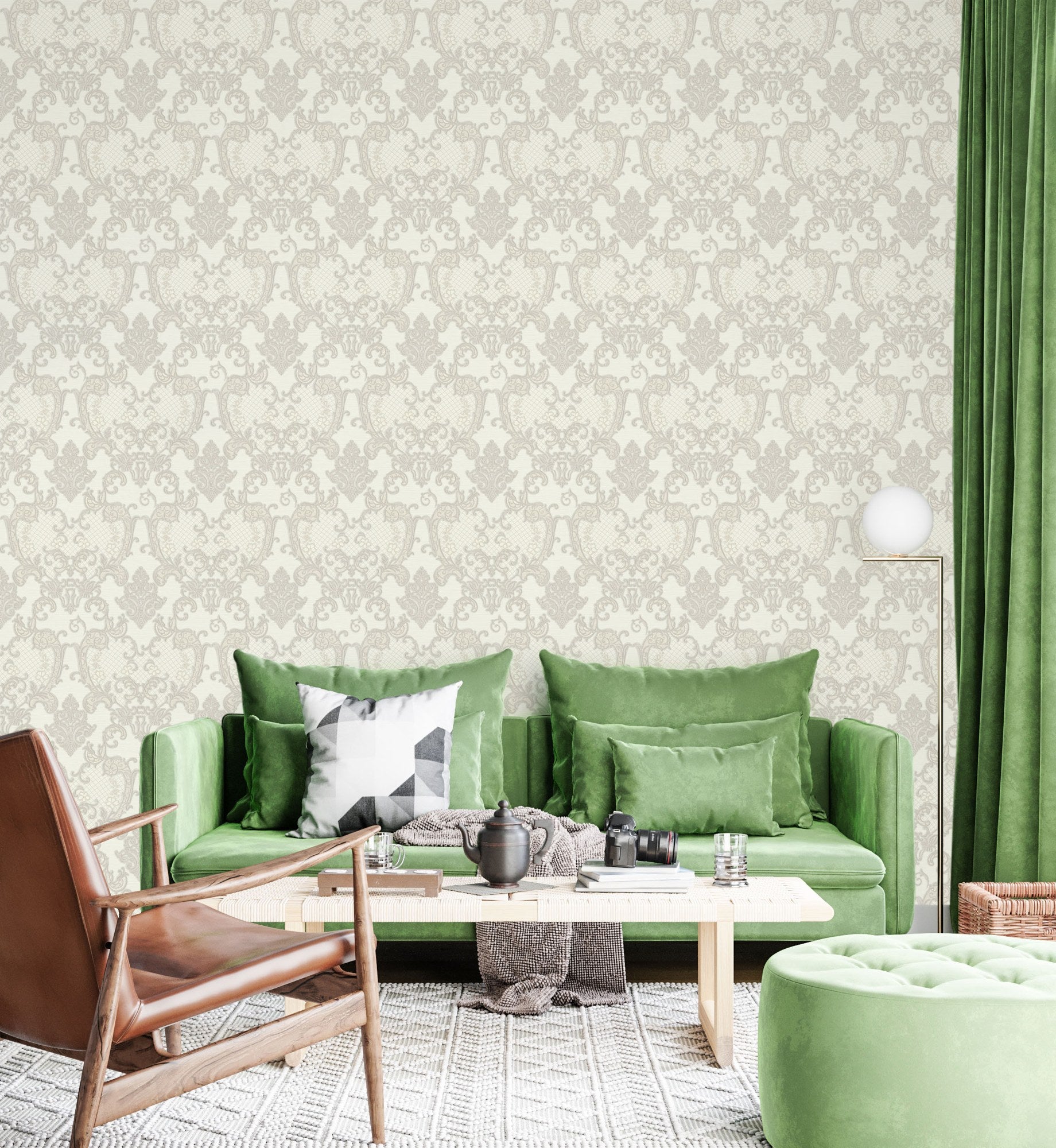 Rococo Maison 1411-1 room wallpaper by La Belle Maison