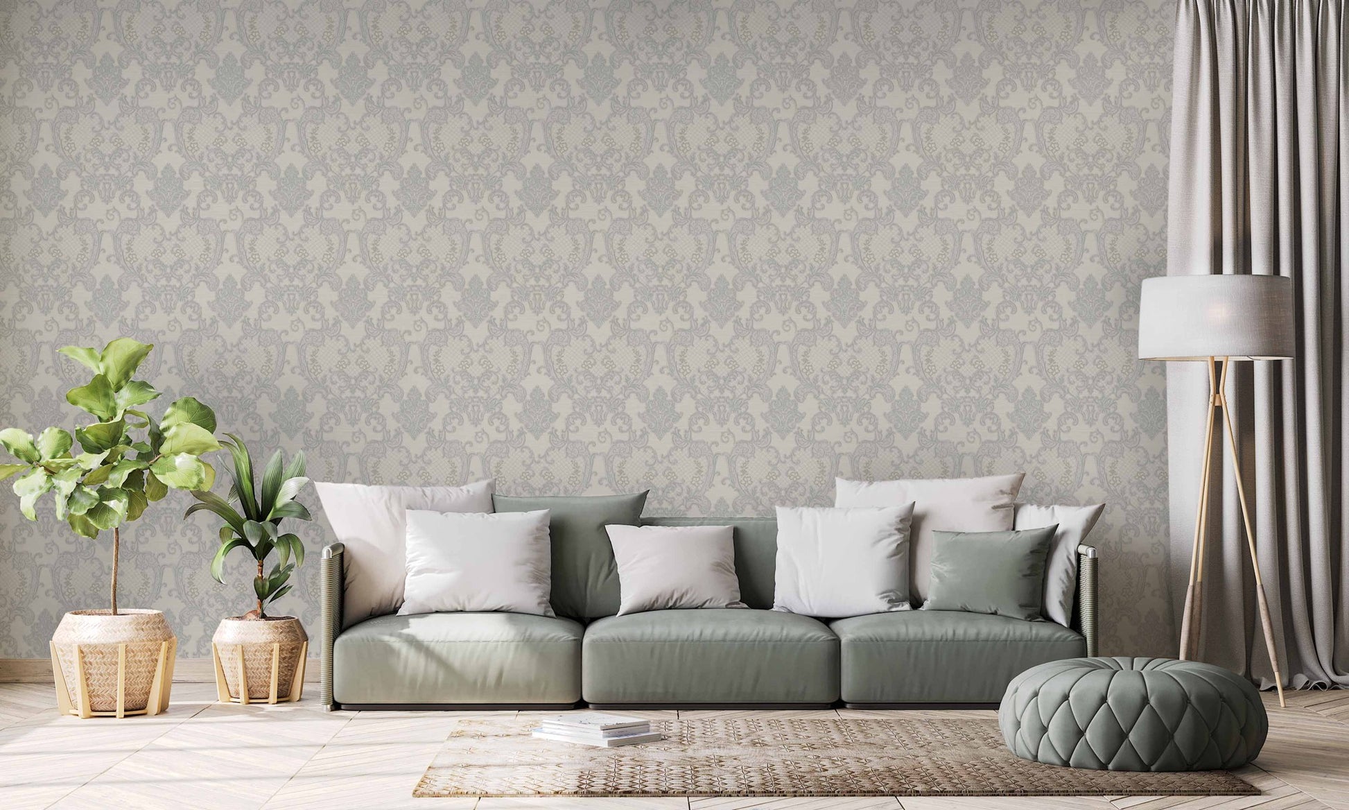 Rococo Maison 1411-3 room wallpaper by La Belle Maison
