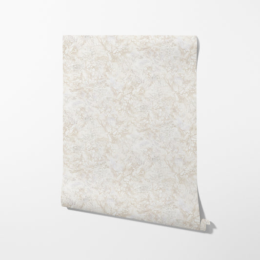 Roka Living Biscuit Organic Weave Wallpaper by La Belle Maison