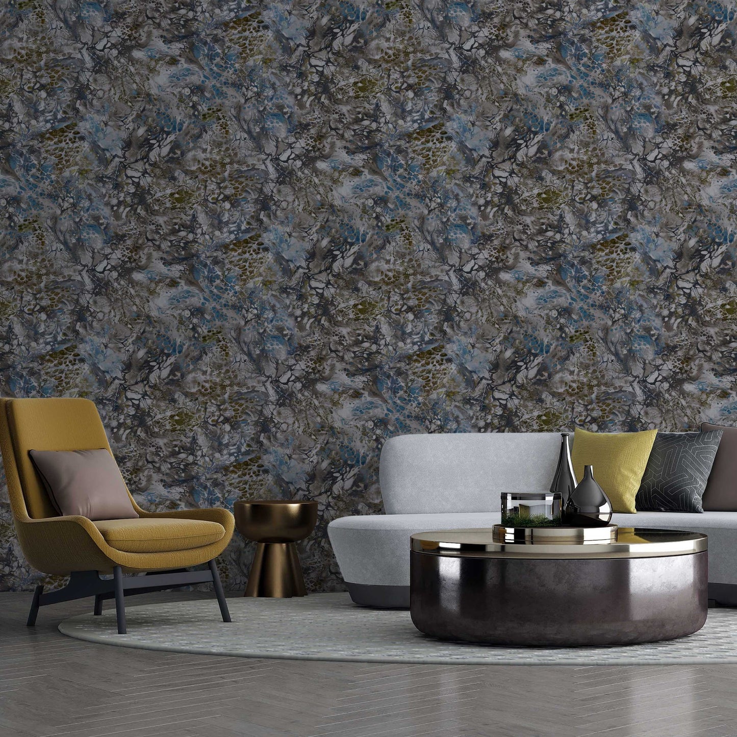 Roka Living 23101-4 room wallpaper by La Belle Maison