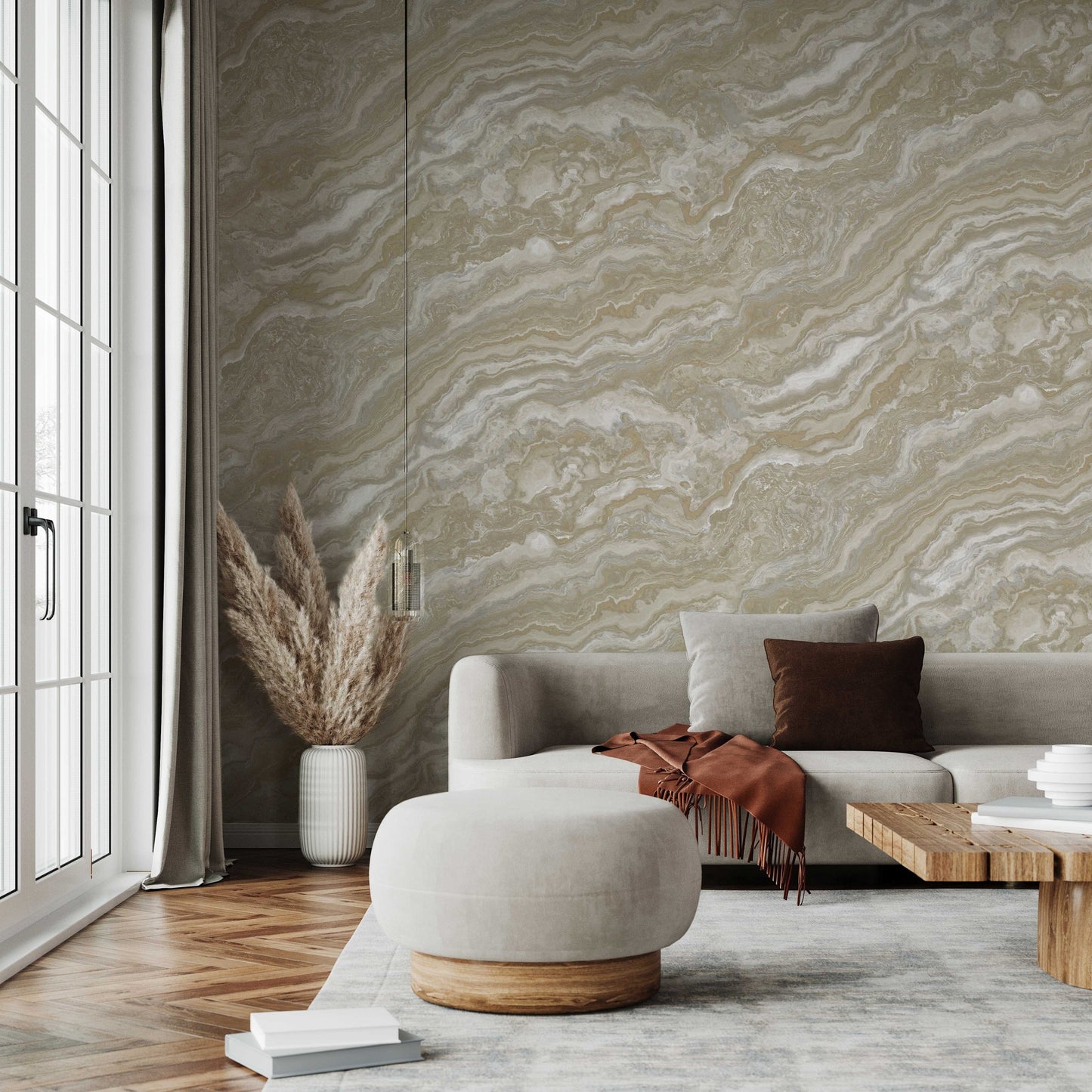 Roka Living 23102-3 room wallpaper by La Belle Maison