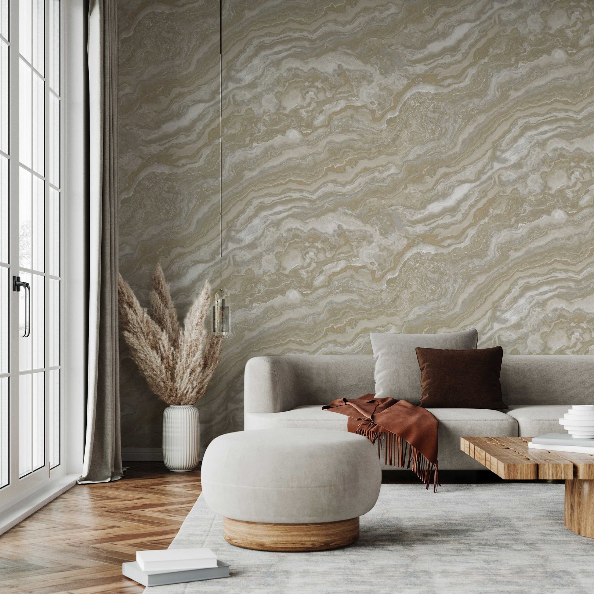 Roka Living 23102-3 room wallpaper by La Belle Maison