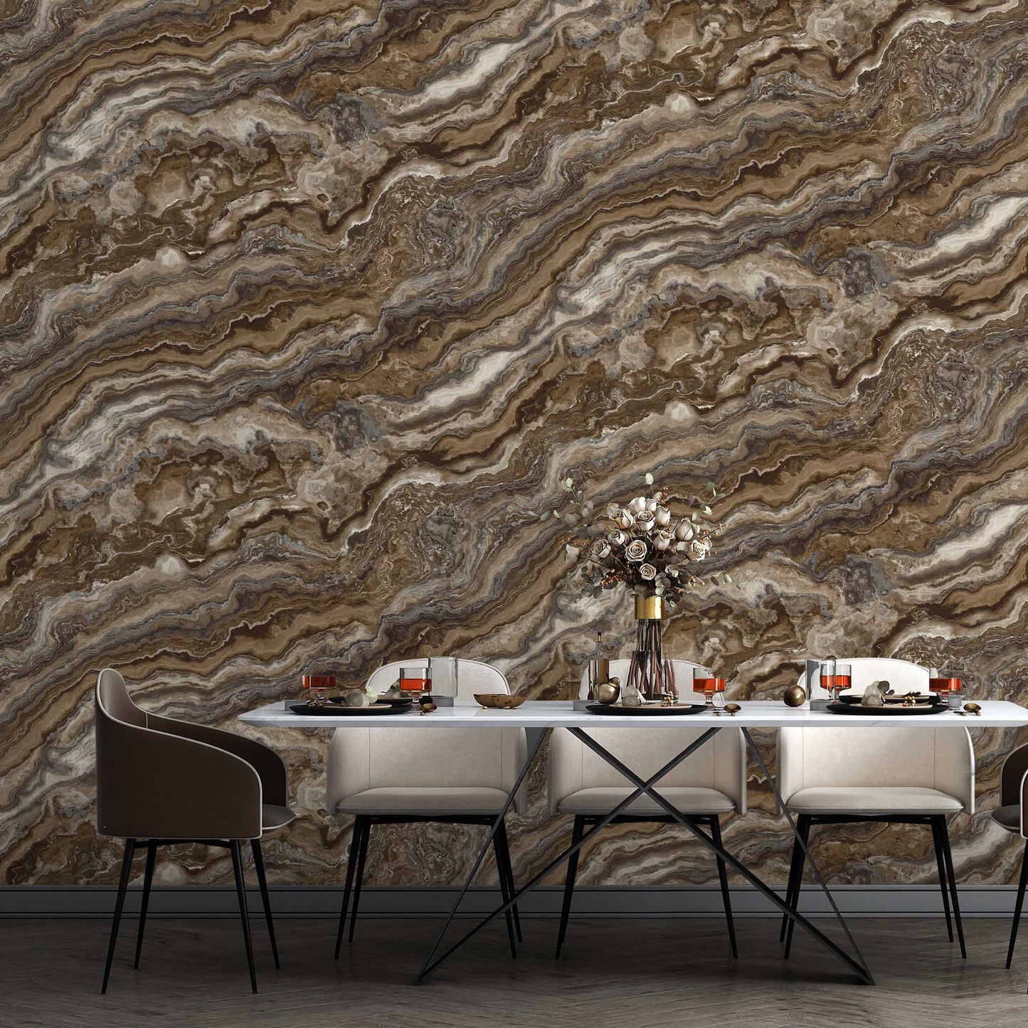 Roka Living 23102-5 room wallpaper by La Belle Maison