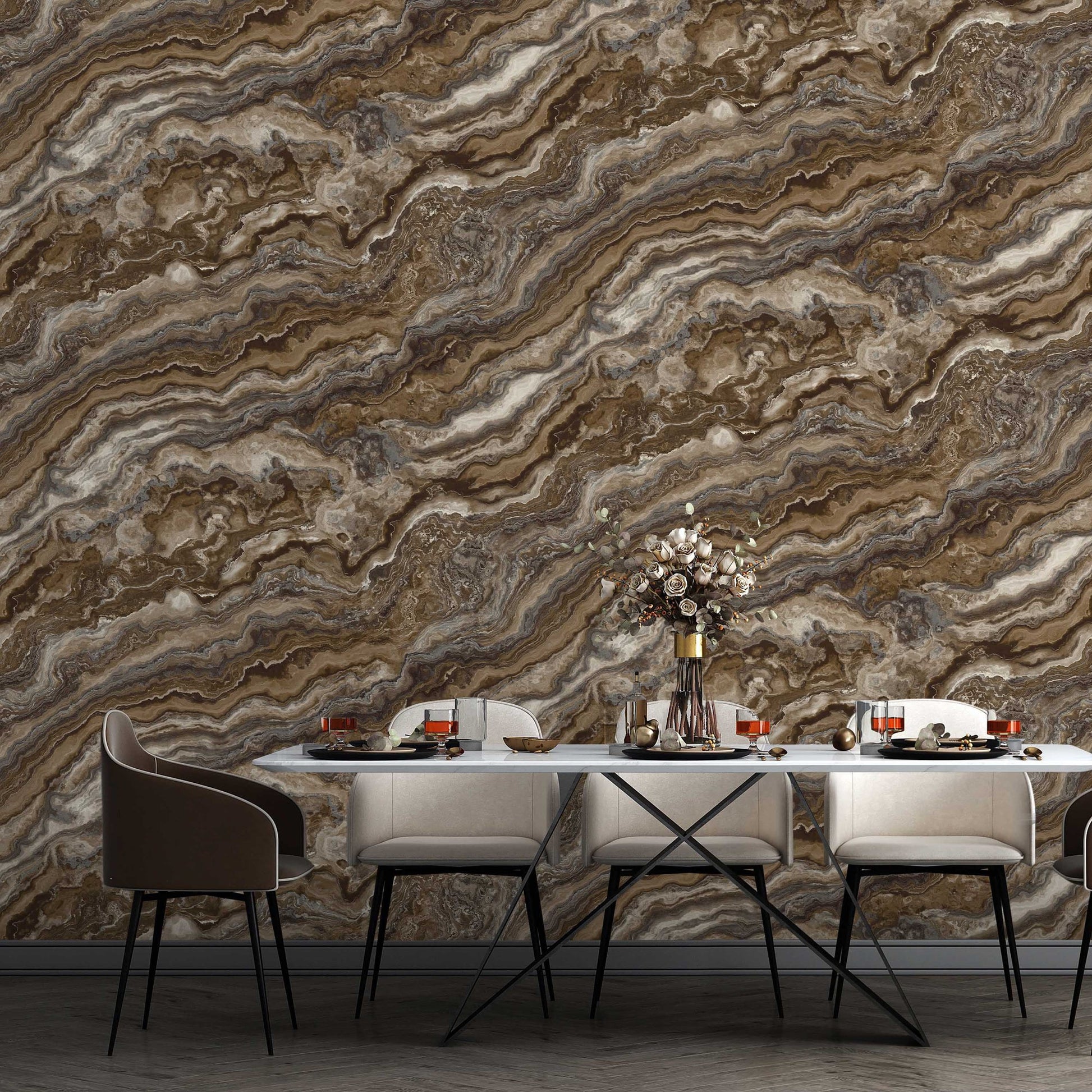 Roka Living 23102-5 room wallpaper by La Belle Maison