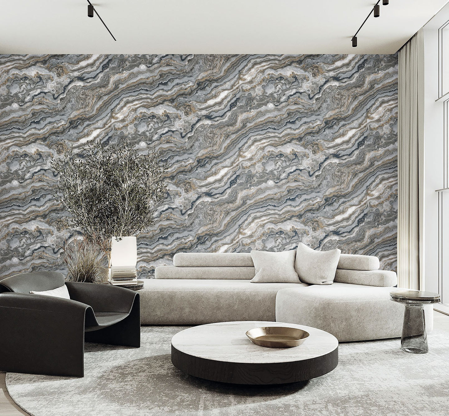 Roka Living 23102-6 room wallpaper by La Belle Maison
