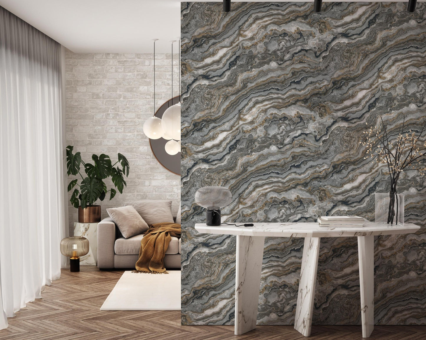 Roka Living 23102-6 room wallpaper by La Belle Maison
