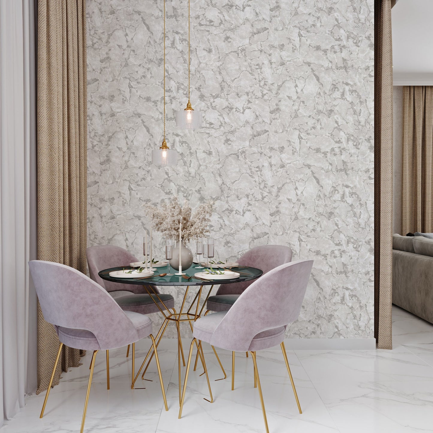 Roka Living 23103-1 room wallpaper by La Belle Maison